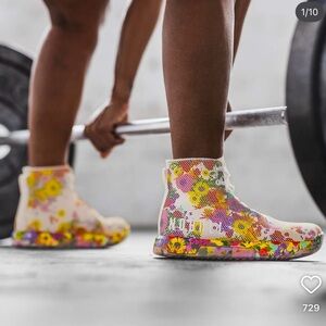 . NOBULL Women’s/Men’s SF Trainer Floral Multicolor High Top Sneakers